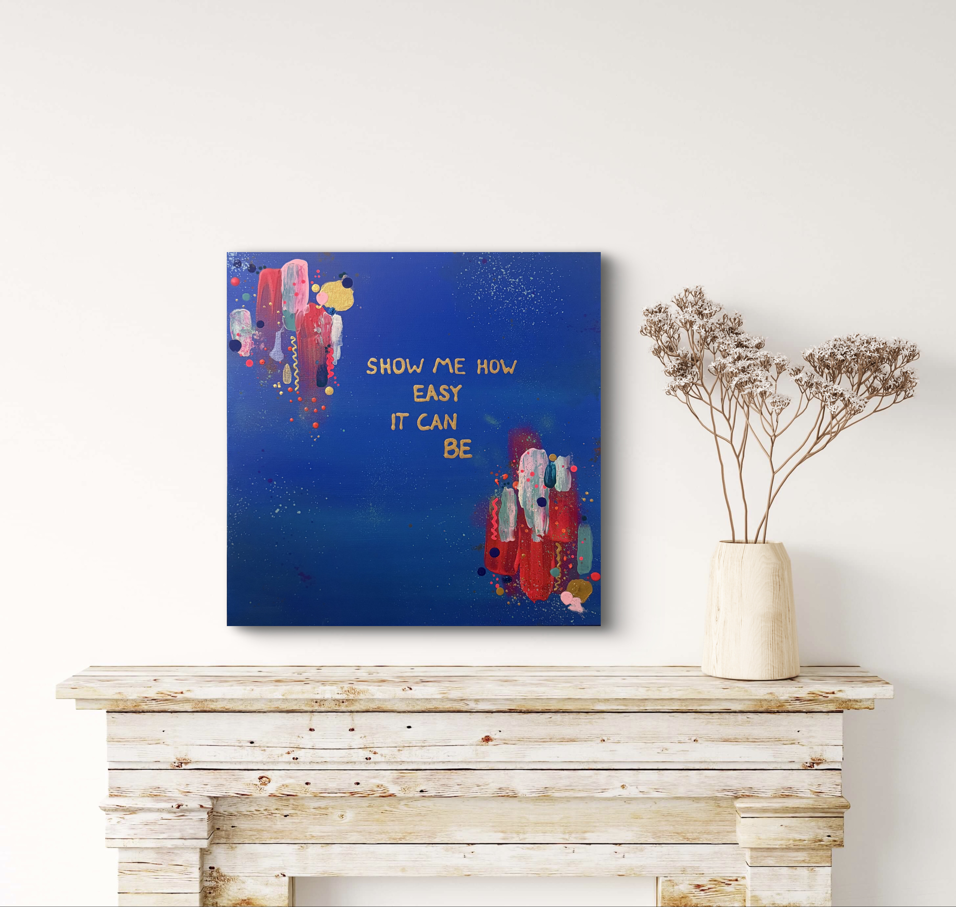 EASY 50x50 Acrylfarbe auf Leinwand